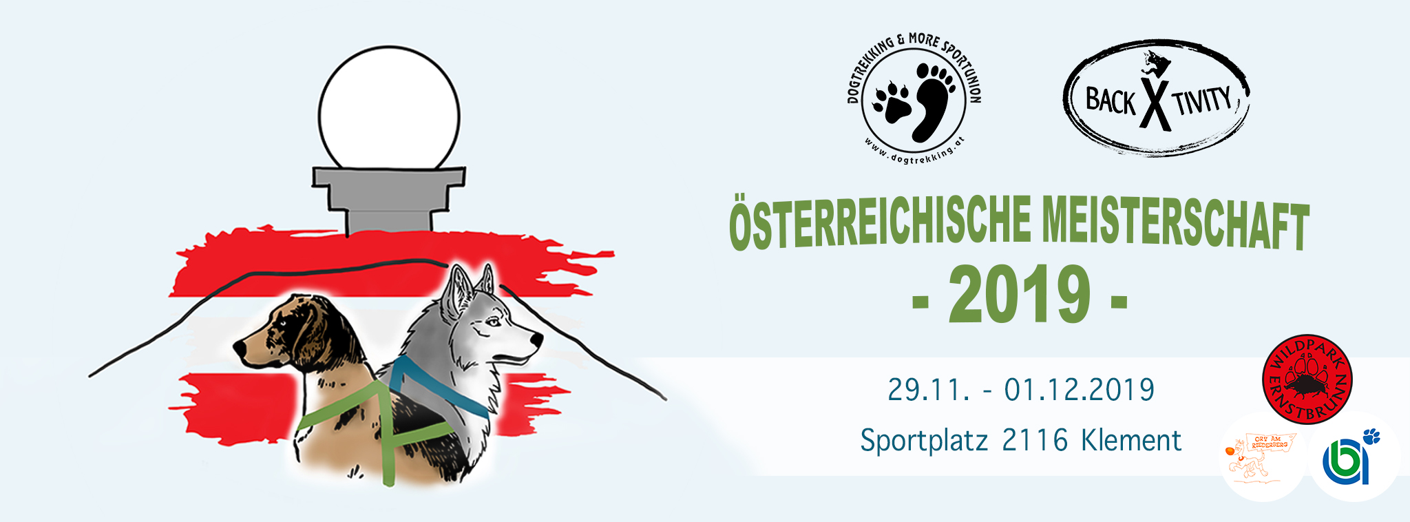 Banner der österr. Schlittenhunde-Meisterschaft 